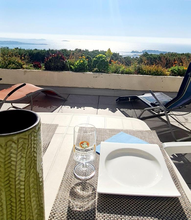 Vue Mer Panoramique Et Piscine Bandol Εξωτερικό φωτογραφία